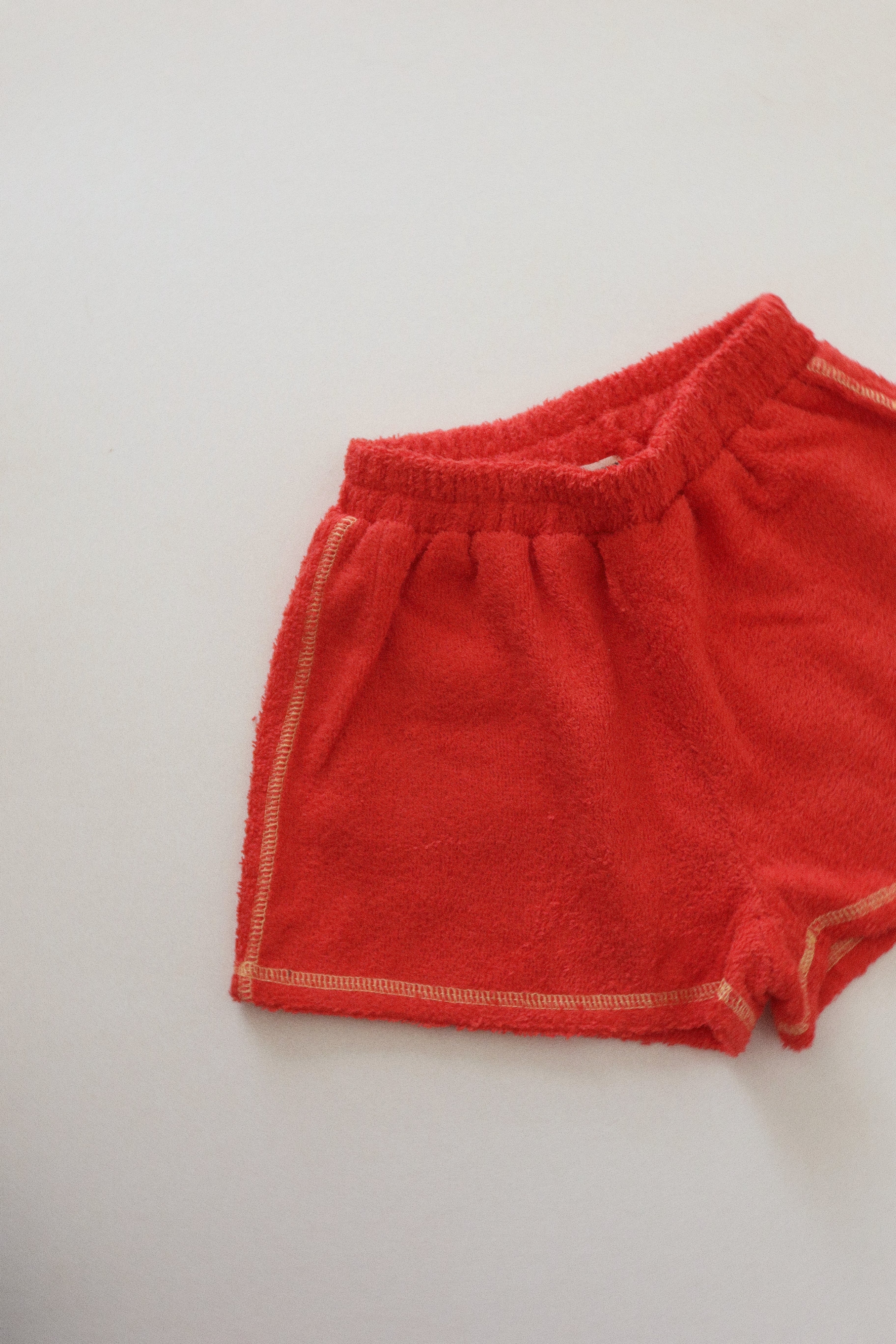 Terry Stitch Shorts | Mars Red