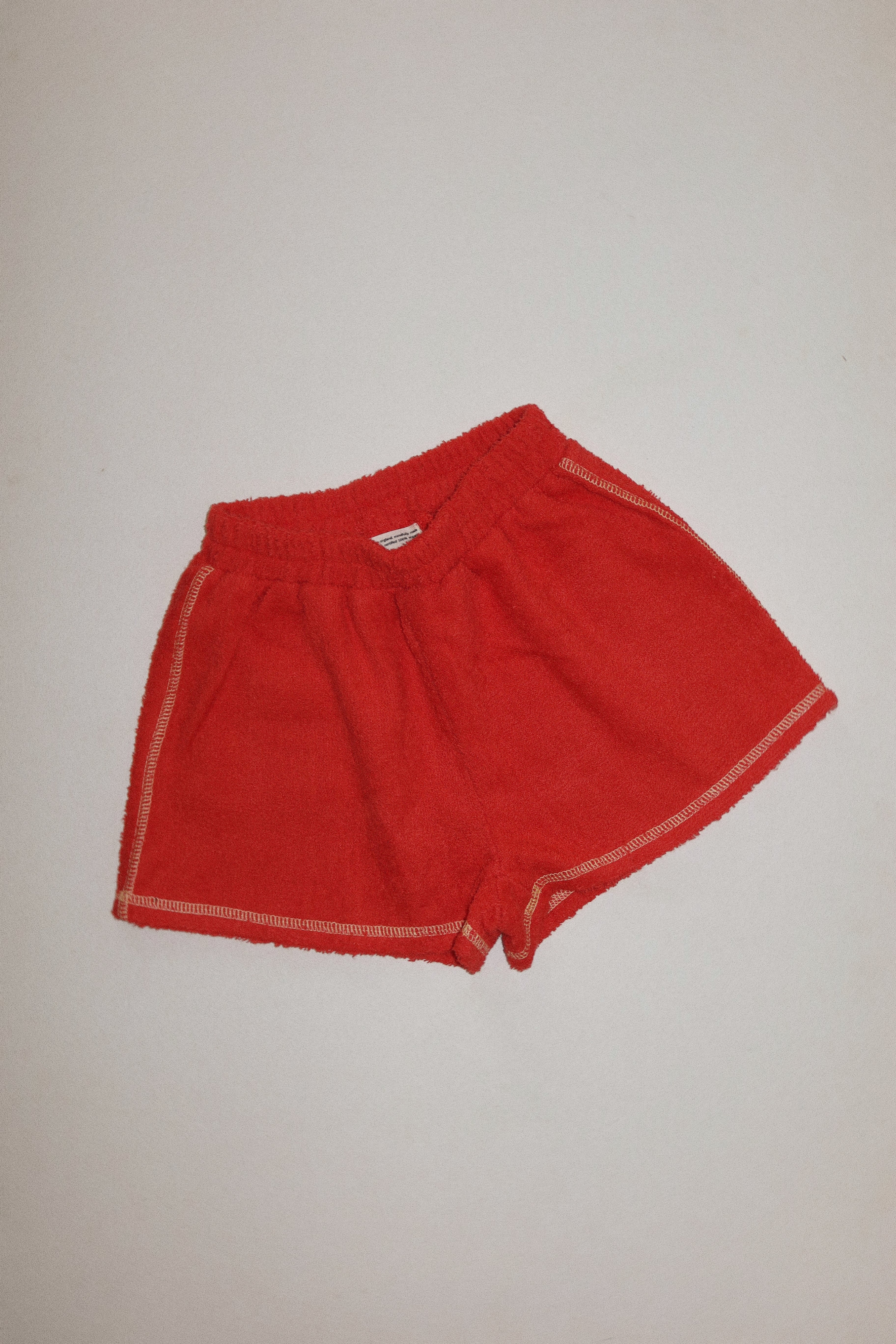 Terry Stitch Shorts | Mars Red