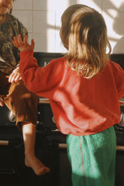 The Raglan Pullover | Washed Red