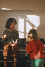 The Raglan Pullover | Washed Red