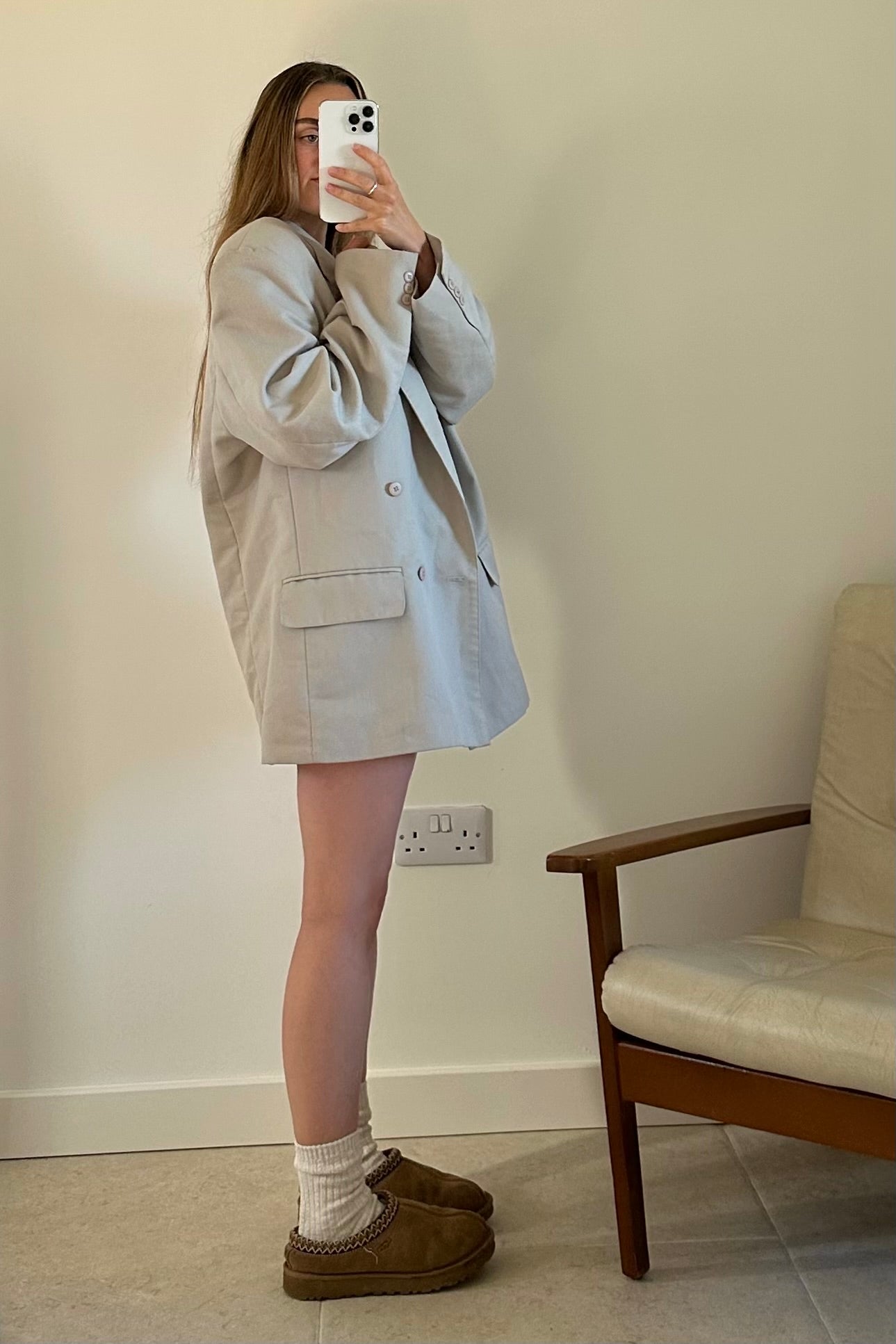 Oversized Double Breasted Blazer