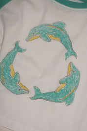 Dolphin Raglan Tee