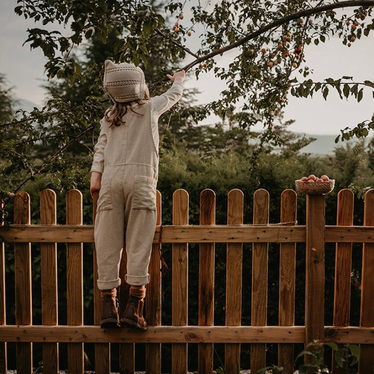 WILD & FREE DUNGAREE | OATMEAL