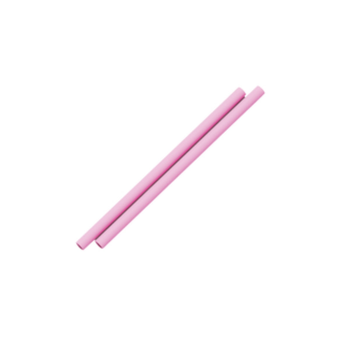 Coloured Silicone Straws | Bubblegum