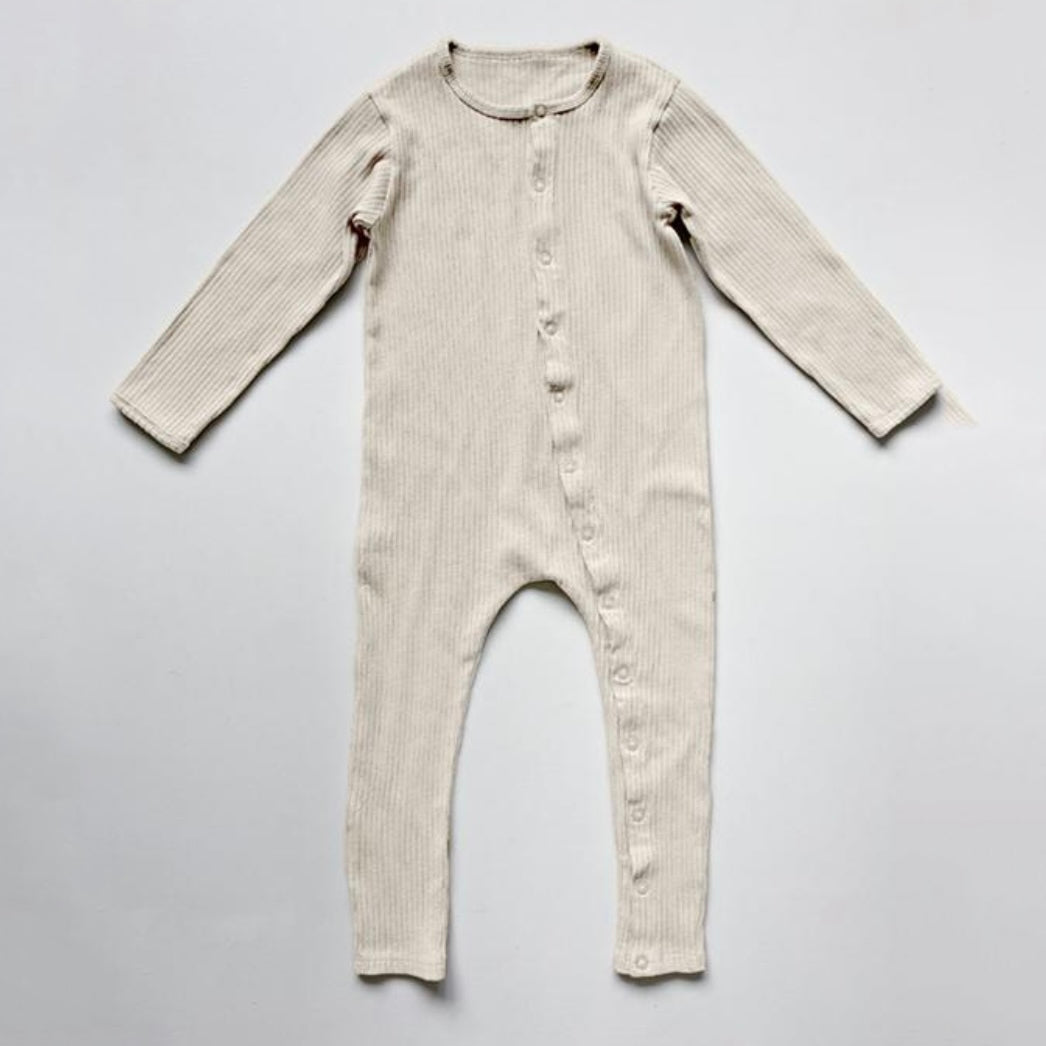 RIBBED PYJAMA | UNDYED