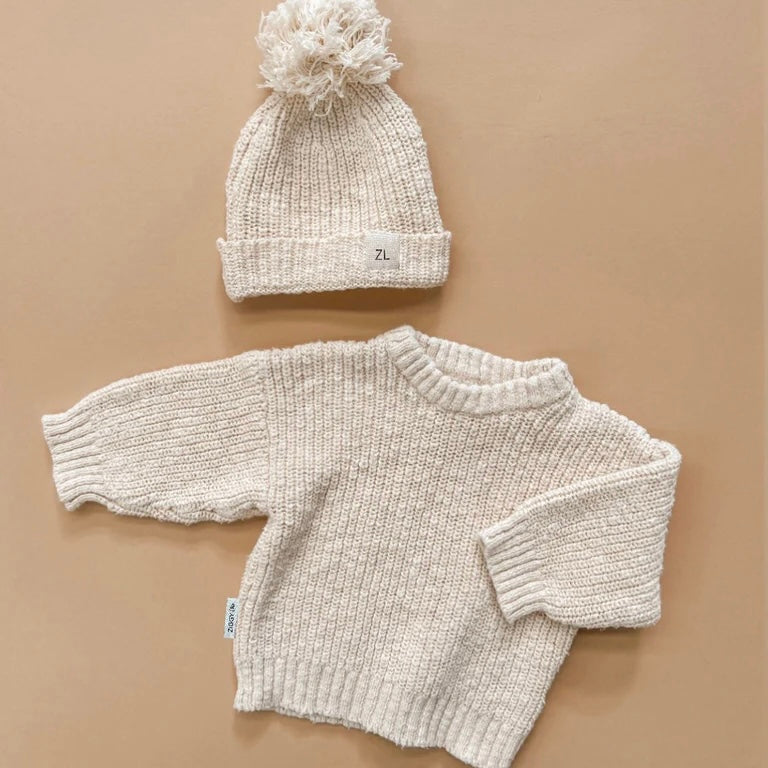 Textured Chunky Knit Sweater | Honey