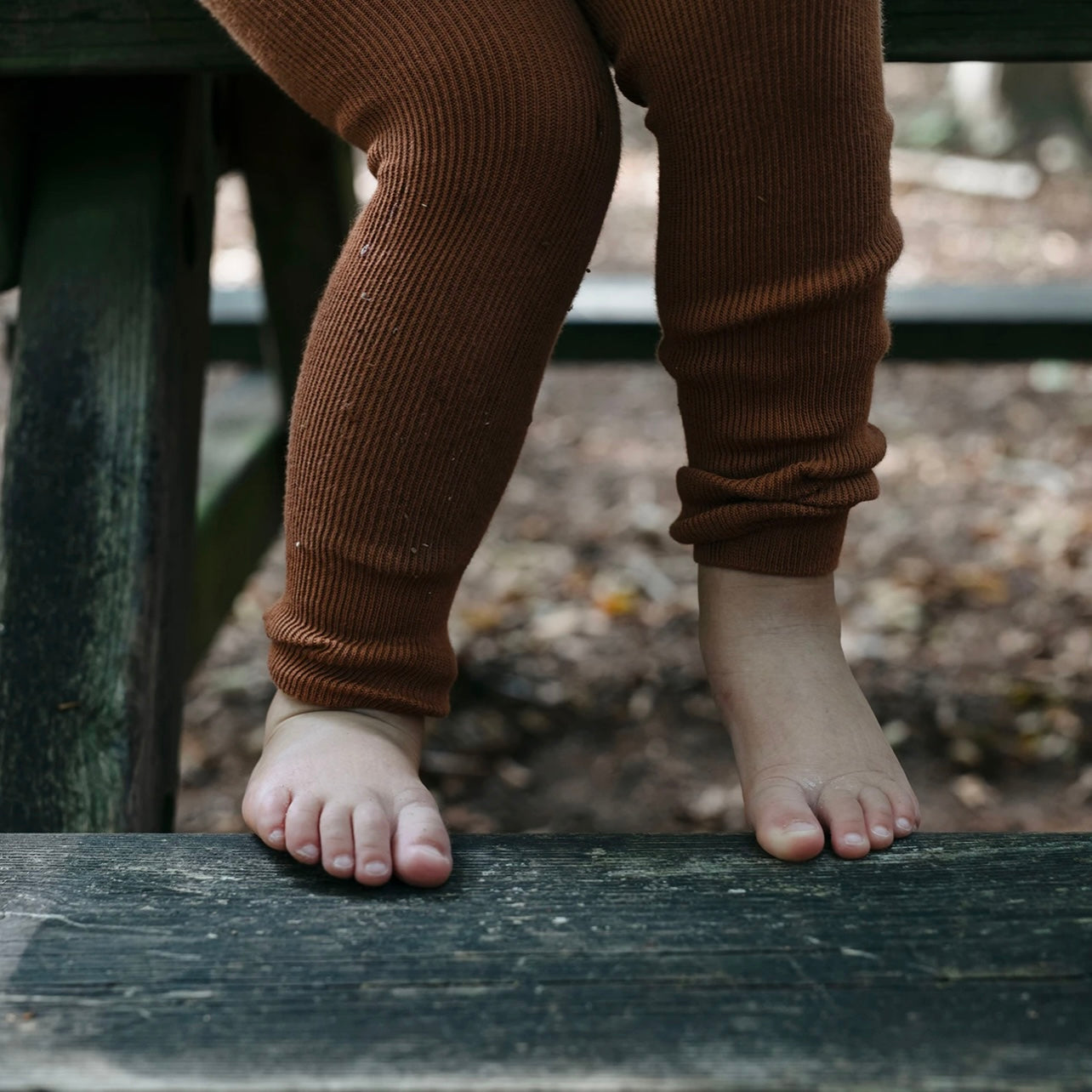 Footless Tights With Braces | Cinnamon