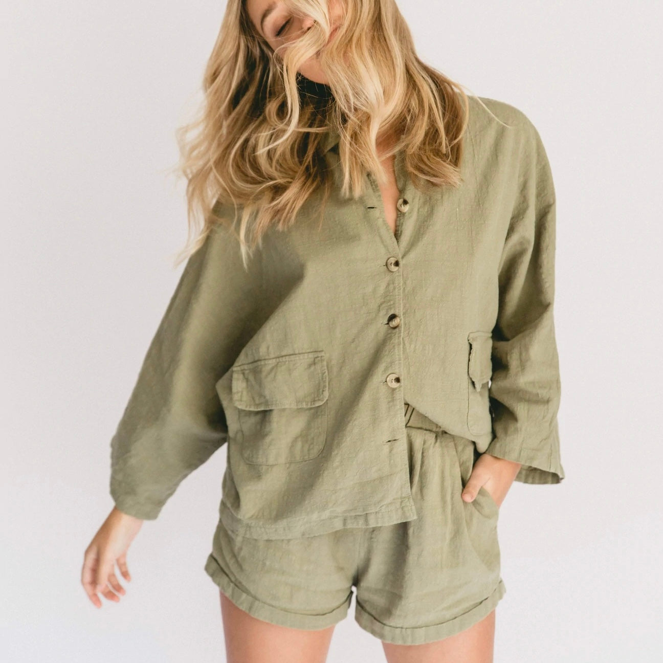 WOMENS LOUNGE SET | OLIVE