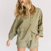 WOMENS LOUNGE SET | OLIVE