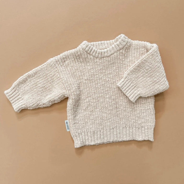 Textured Chunky Knit Sweater | Honey