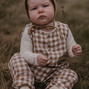 PLAYSUIT | BRONZE GINGHAM