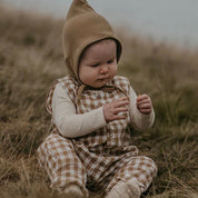 PLAYSUIT | BRONZE GINGHAM