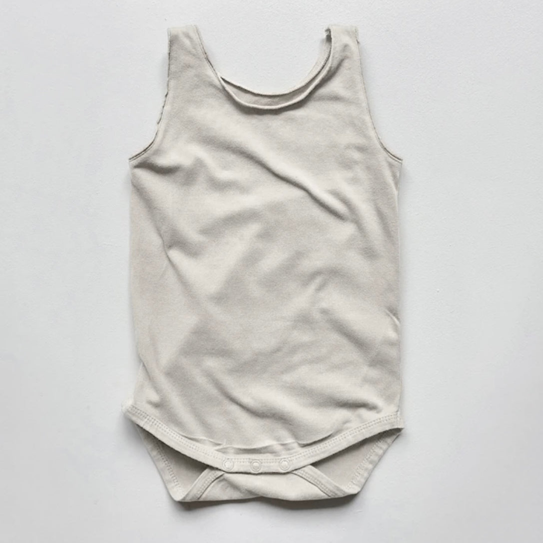 SLEEVELESS ONESIE | UNDYED