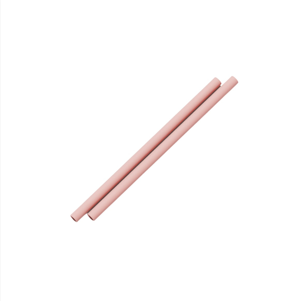 Coloured Silicone Straws | Rose